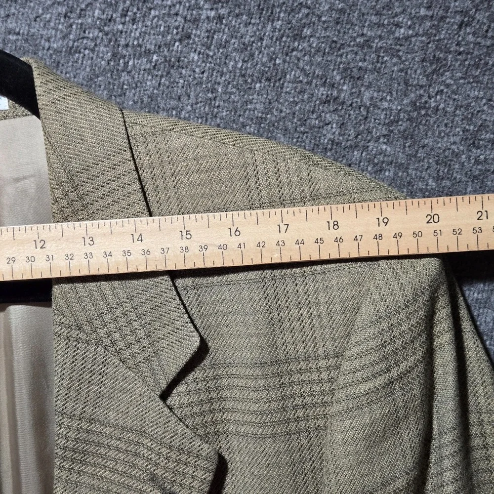 Boss Hugo‎ Boss Corleone Men Size 40S Linen Two Button Sport Coat Windowpane
